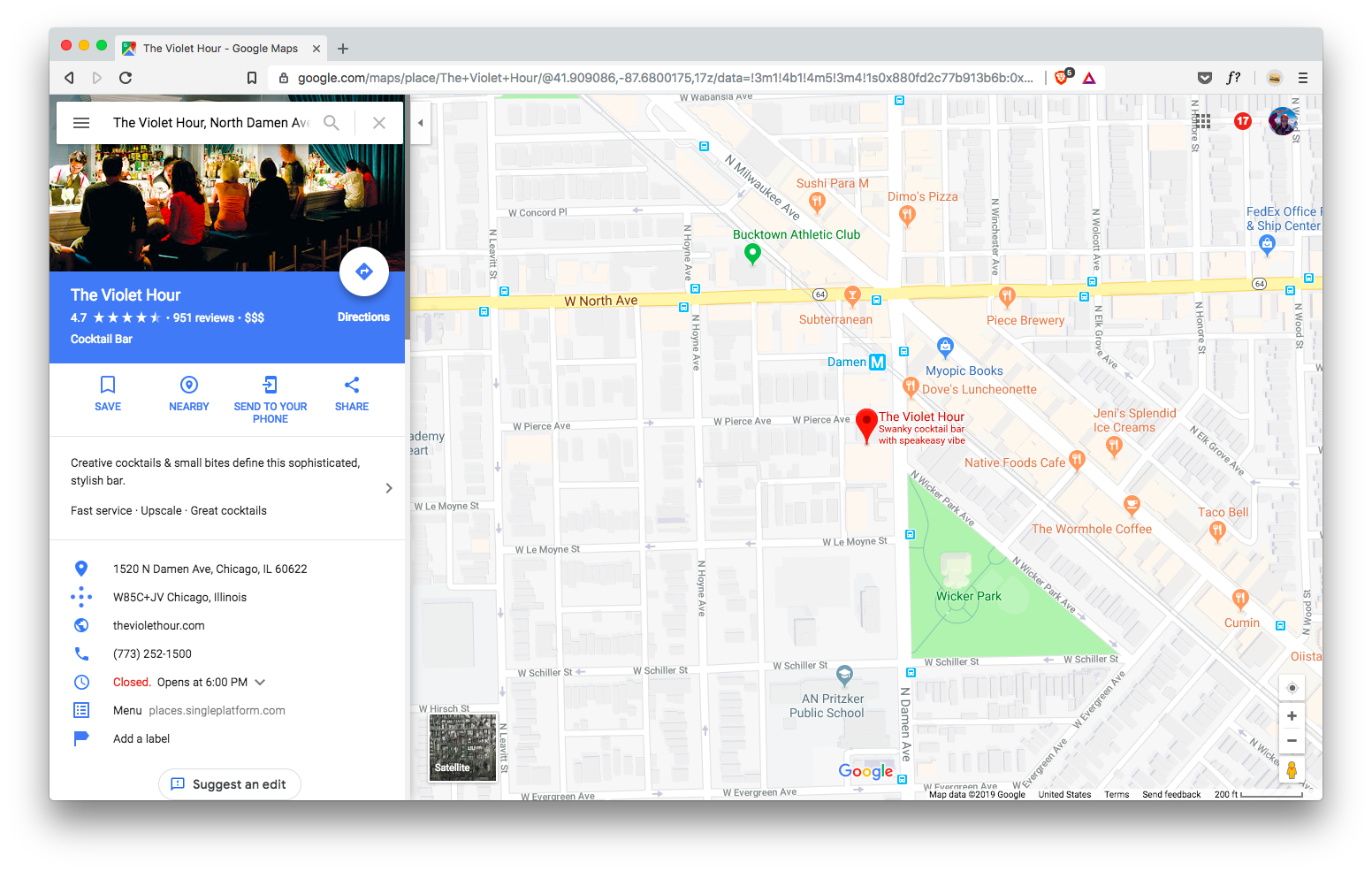 Roboto in use at Google maps