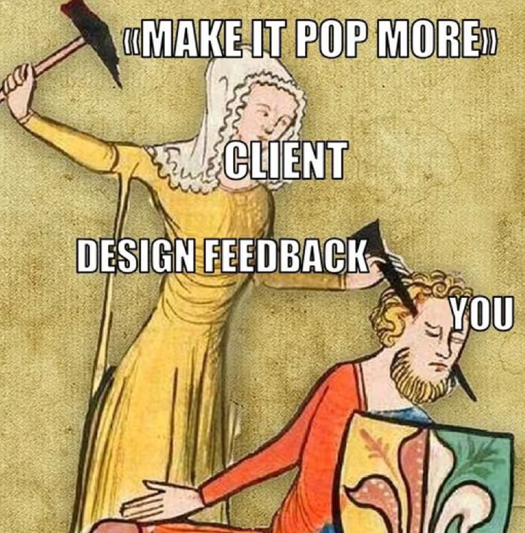 client feedback meme
