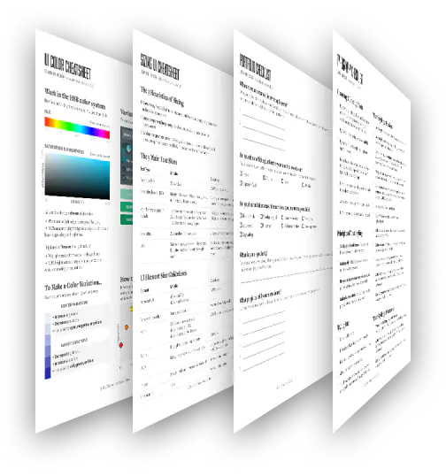 Learn UI Design PDF cheatsheets