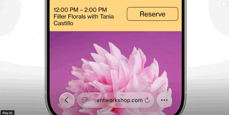 Liquid Glass animation in iOS 26