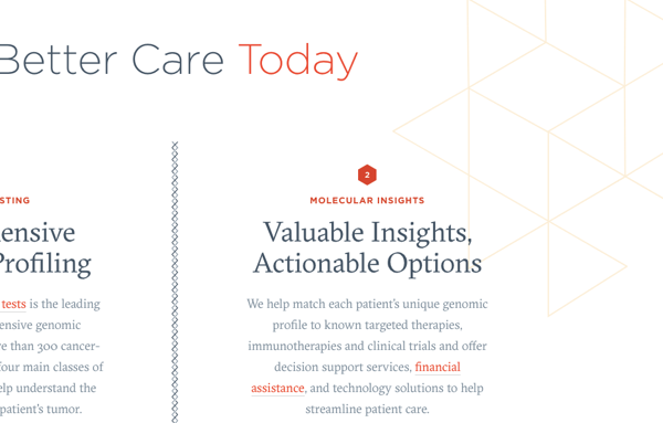 foundation medicine ui after motif zoome