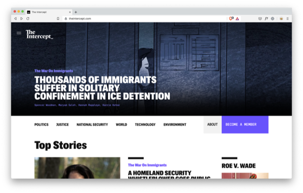 the intercept ui