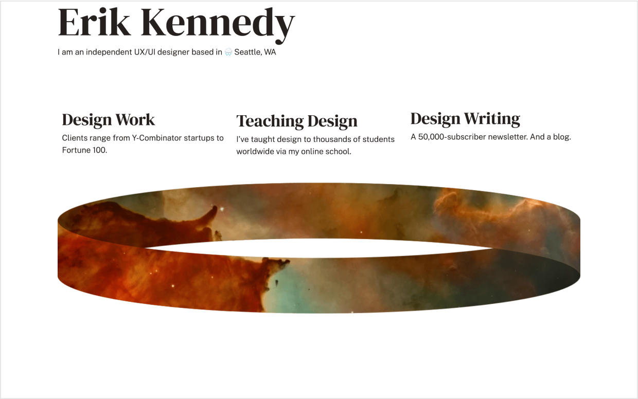 Erik Kennedy's product design portfolio