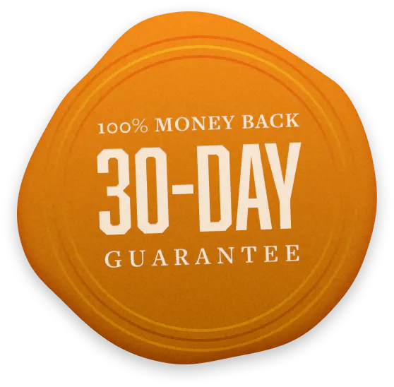 30-day 100% Money-Back Guarantee